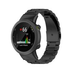 Garmin Forerunner 45 / 45S / Swim 2 Urrem i Rustfrit stål - Sort