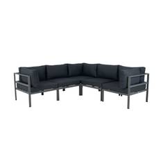 Venture Design Copacabanasofagruppe Khaki med grå hynde 3hjørne&2midtdel