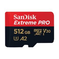 SANDISK MicroSDXC Extreme Pro 512GB 200MB/s A2 C10 V30 UHS-I