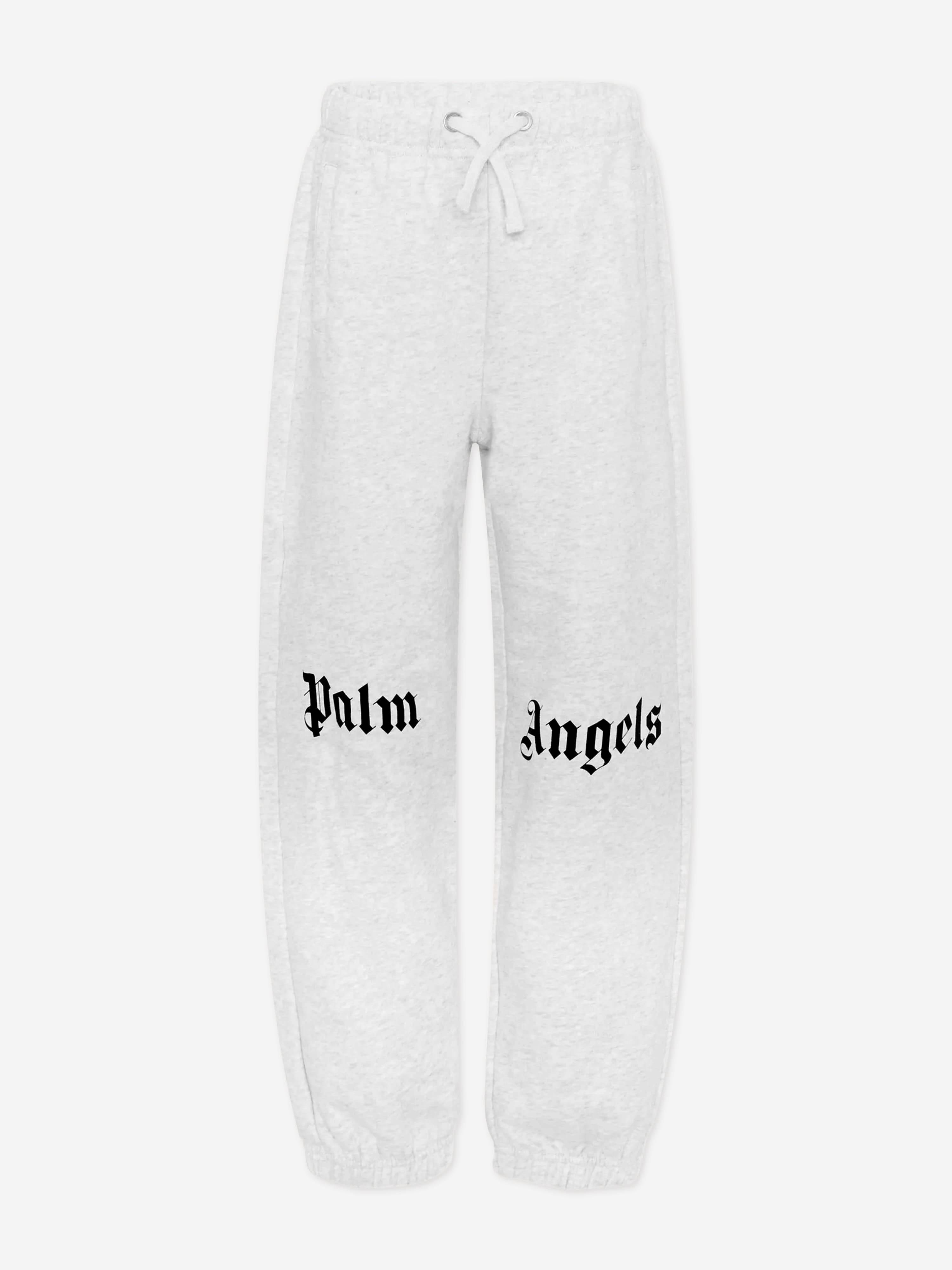 Palm Angels Kids Classic Logo Joggers in Grey - Grey / 6 Yrs (6 Yrs)
