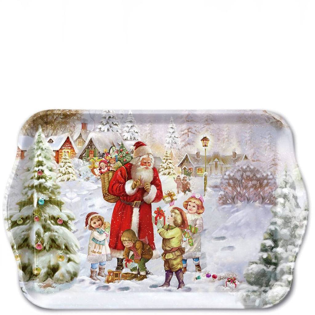 Bricka Tomten Med Paket - Melamine 13x21 cm - Ambiente