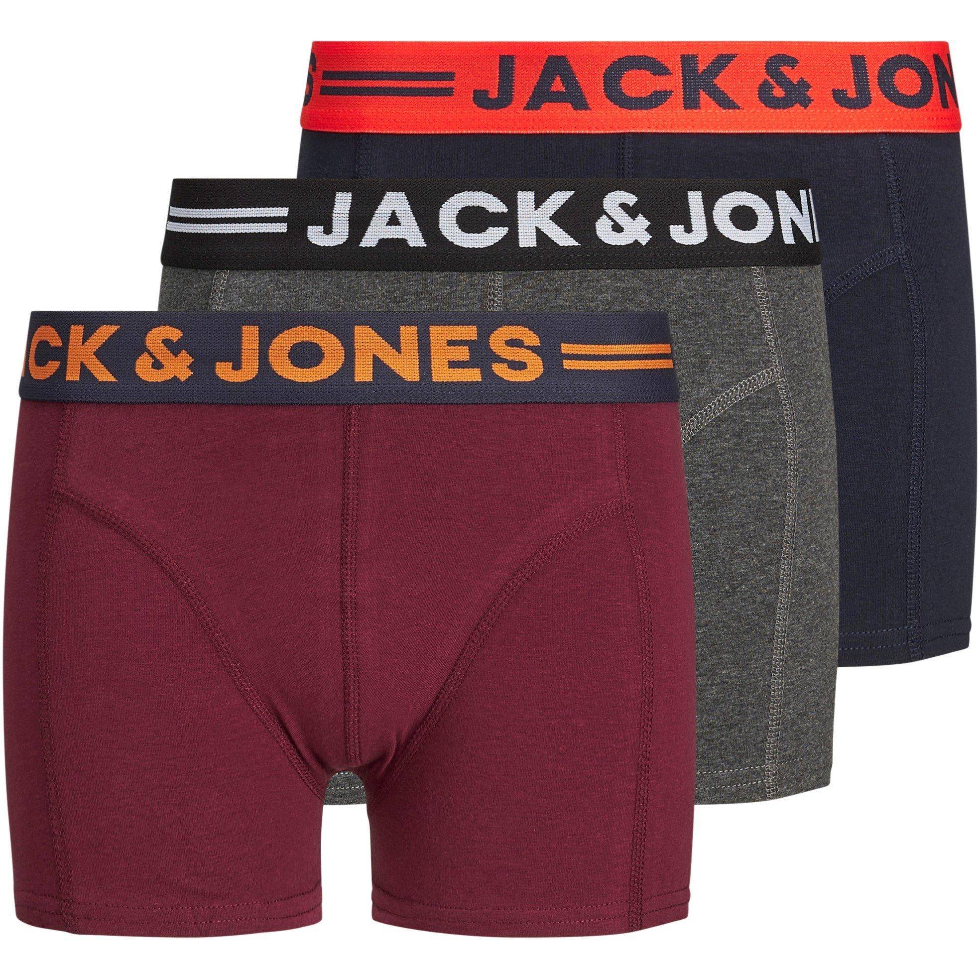 Jack And Jones 3 Pack Lichfield Trunks Junior Boys