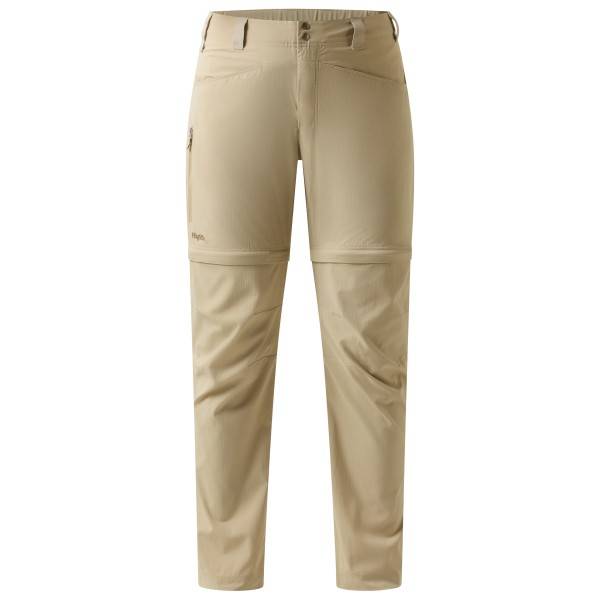 Haglöfs Women's Lite Standard Zip-Off II Pant Zip off-bukser Damer størrelse 46 farve chalk beige