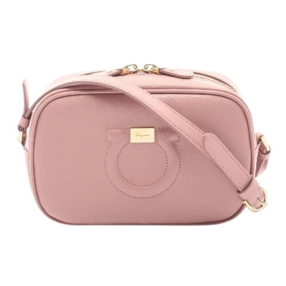 Salvatore Ferragamo Pre-owned - Pre-owned Gancio City axelremsväska i läder Vintage - Dam - ONE Size - Läder
