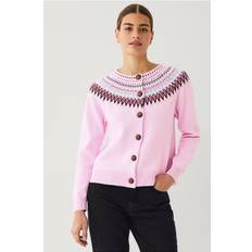 Jumperfabriken - Cardigan Joelle Cotton Cardigan - Rosa
