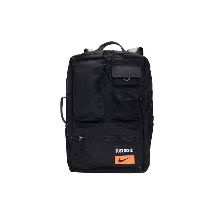 Nike Utility Elite Backpack Fa22 Gfx Sports Casual Student Polyester Unisex Backpack Black DQ5226-010 MISC