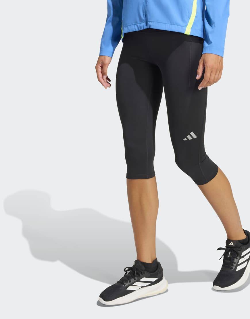 adidas Performance - Adi365 Running Climacool - Sorte 3/4-leggings - 2XL