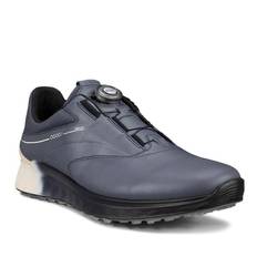 Ecco S-THREE Herre Golfsko Navy/Grå/Sand Str. 46
