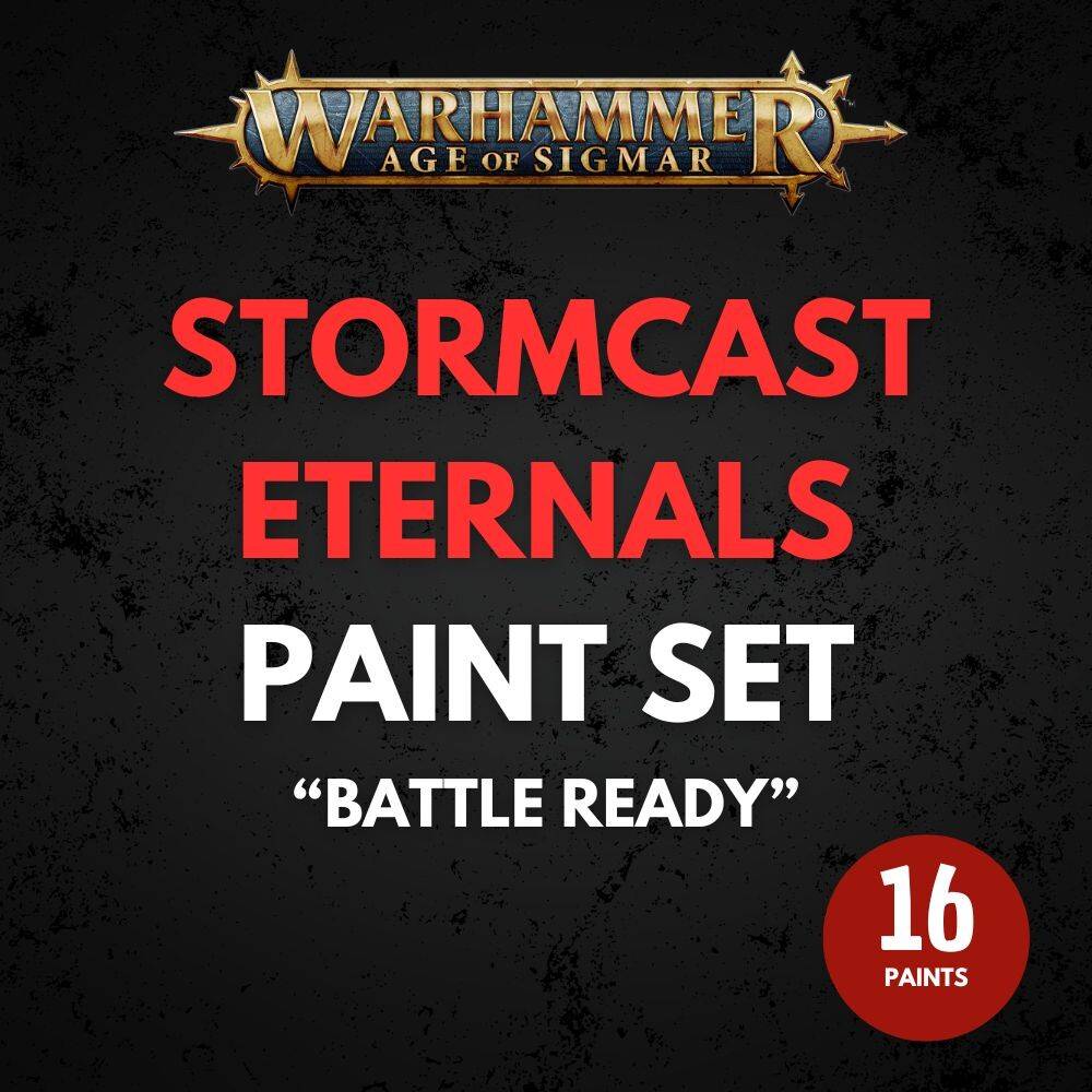 Stormcast Eternals Paint Set Warhammer Age of Sigmar - Battle Ready.