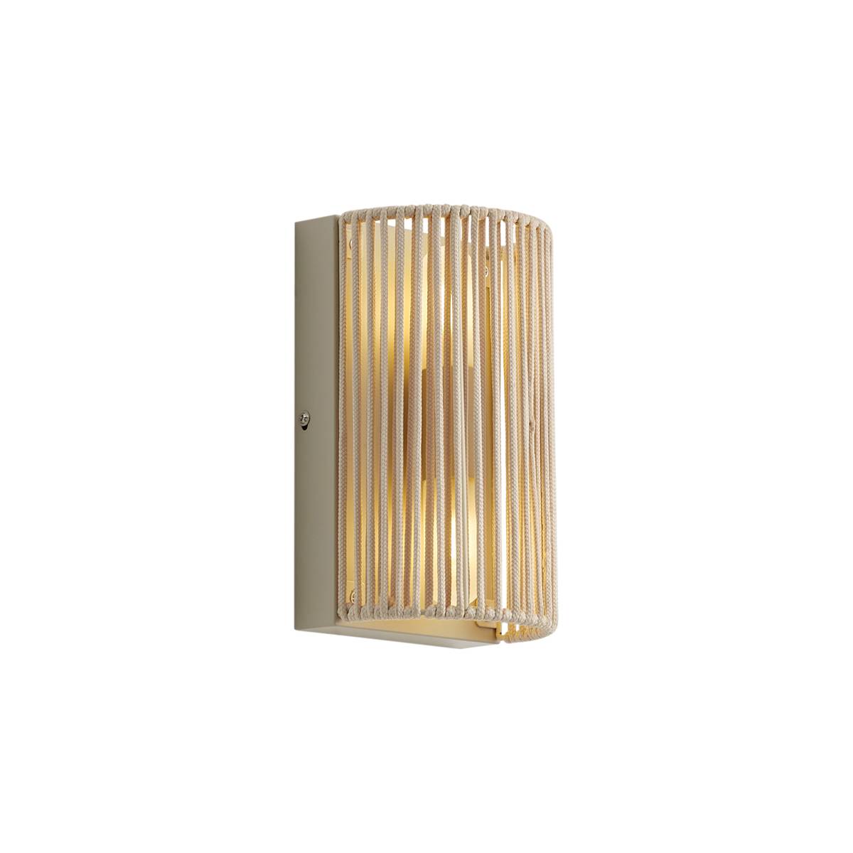Japandi Vägglampa Beige IP44 - Jayla