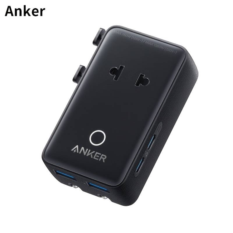 Anker Multi-country Adapter Plug, Uk, Eu, Us, And Au Conversion Plug, Multifunctional Travel Socket Converter For Use, Compatible With Hong , Australia, South Korea, Singapore, And Malaysia