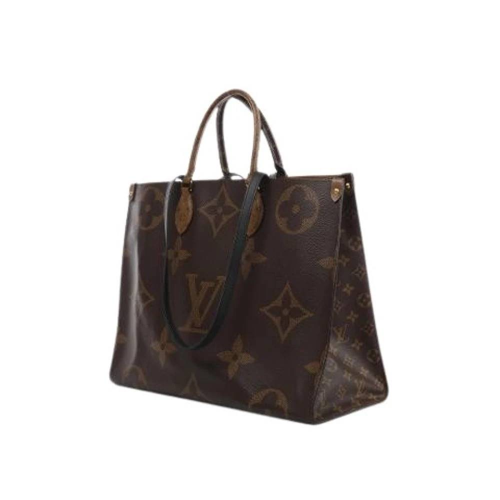 Louis Vuitton Vintage Pre-owned Onthego GM Tote - Vintage - Dame - Brun - ONE SIZE - Uld