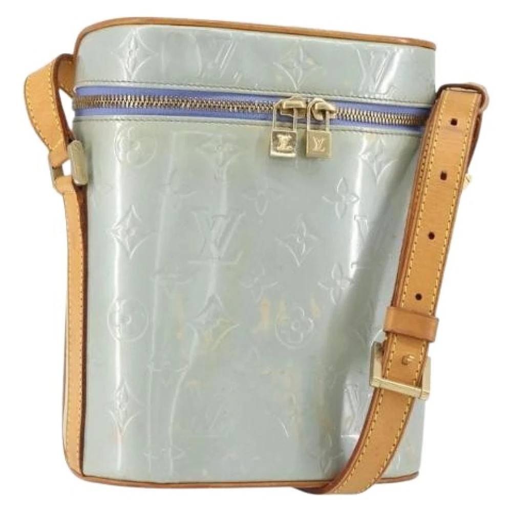Louis Vuitton Vintage Pre-owned Leather Crossbody Taske - Vintage - Dame - Blå - ONE SIZE - Læder