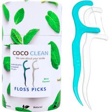 Flossplockar Inslagna Coco Clean Floss 45 st.