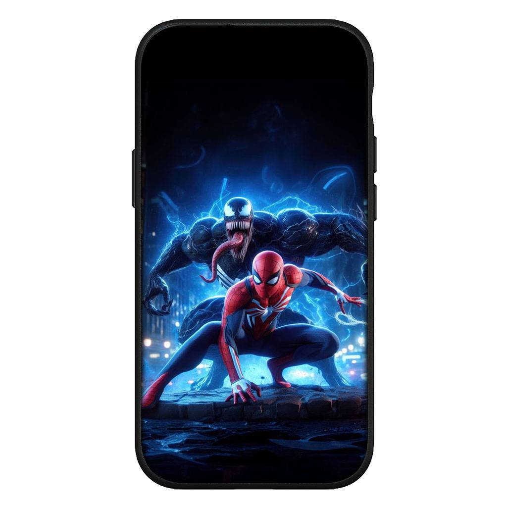 Skal för iPhone 16 15 Xiaomi Redmi Note 14 13 12 11 Pro Max X 16e Samsung Galaxy S25 S24 S23 Moto OPPO Huawei Spider Marvel Man Spiderman Mobilskal for Xiaomi Poco X7 Pro 5G