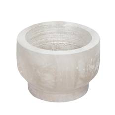 Uyuni Lighting - Alabaster Lysestage 8x5 cm Hvid