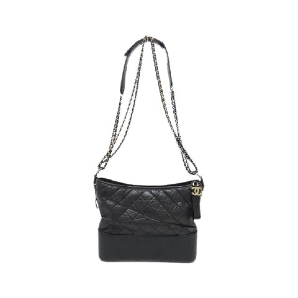 Chanel Vintage Pre-owned Gabrielle Kalveskind Skuldertaske - Vintage - Dame - Sort - ONE SIZE - Uld