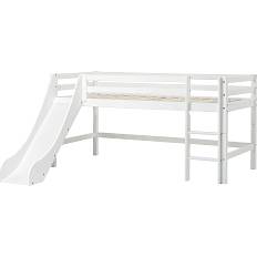 Hoppekids ECO Dream halvhøj seng med rutsjebane 90x200 cm
