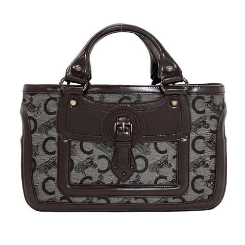 Celine Vintage Pre-owned Vintage Håndtaske - Vintage - Dame - Grå - ONE SIZE - Læder
