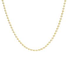 Bead Chain Necklace, Gold