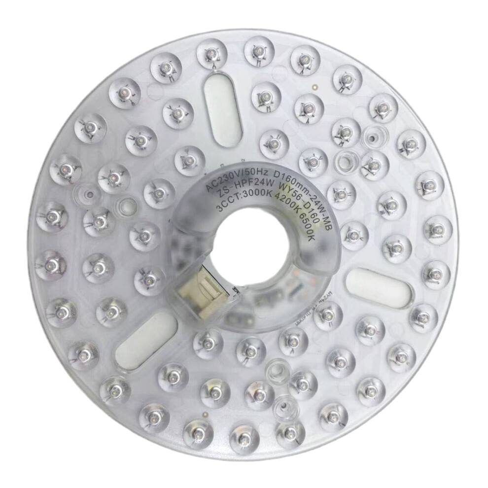 Takfläkt LED-ljussats 24W 220V justerbar
