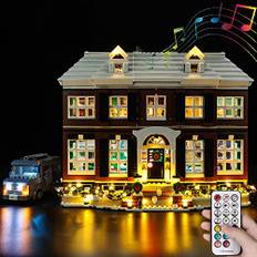 Kyglaring Beleuchtungsset für LEGO 21330 Home Alone Licht & Musik set für das Allein zu Hause Bauklotzmodell Modellset Nicht Enthalten (RC Sound Version)