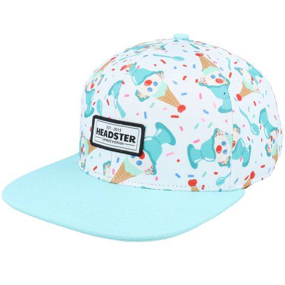 Headster - Blå snapback Keps - Kids Sundae Funday Soft Breeze Snapback @ Hatstore
