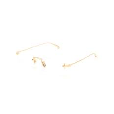 Gast, Accessories , unisex, Beige, 53 MM, Uld, Matte Guld Astro Stil Øreringe