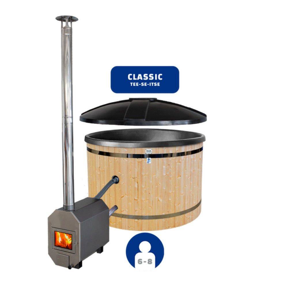 PW-SPA Badtunna Classic DIY - Obehandlad / Svart