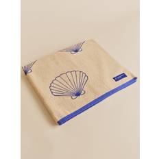 Cartel Copenhagen Shell Beach Towel Sand/cartel Blue - M Handdukar Från Magasin - Sand/blå (M)