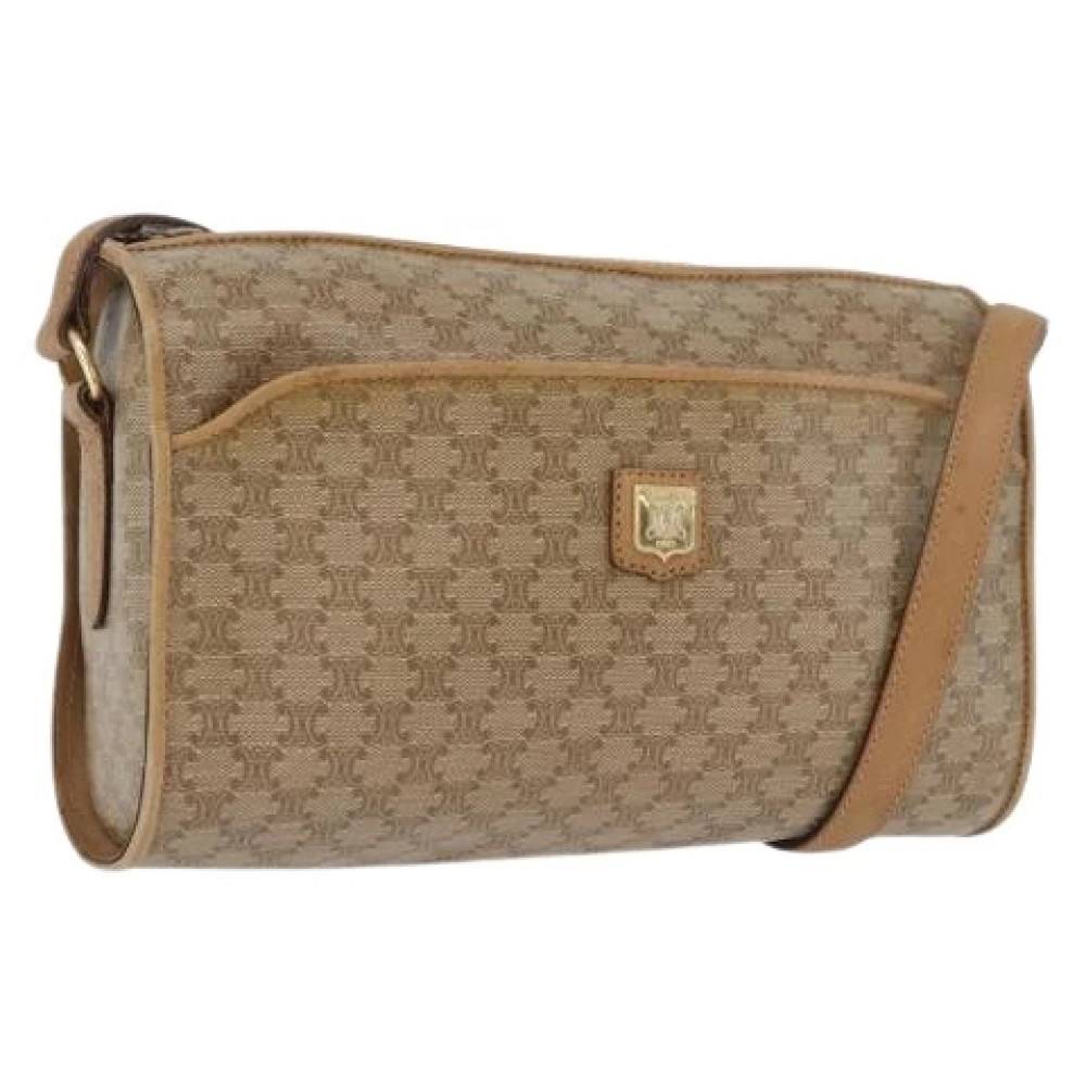 Celine Vintage - Pre-owned Vintage Canvas Axelremsväska Vintage - Dam - ONE Size -