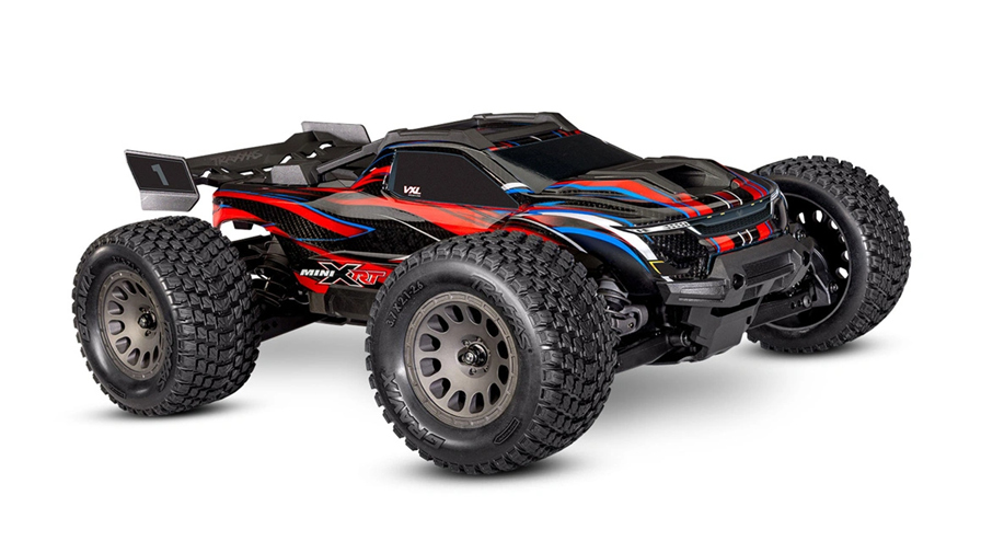 Mini XRT - RTR - TQi - VXL-3S - Inkl. Lader Og Batteri Rød