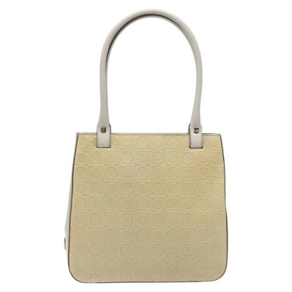 Salvatore Ferragamo Pre-owned - Pre-owned Läder Axelremsväska Vintage - Dam - ONE Size - Läder