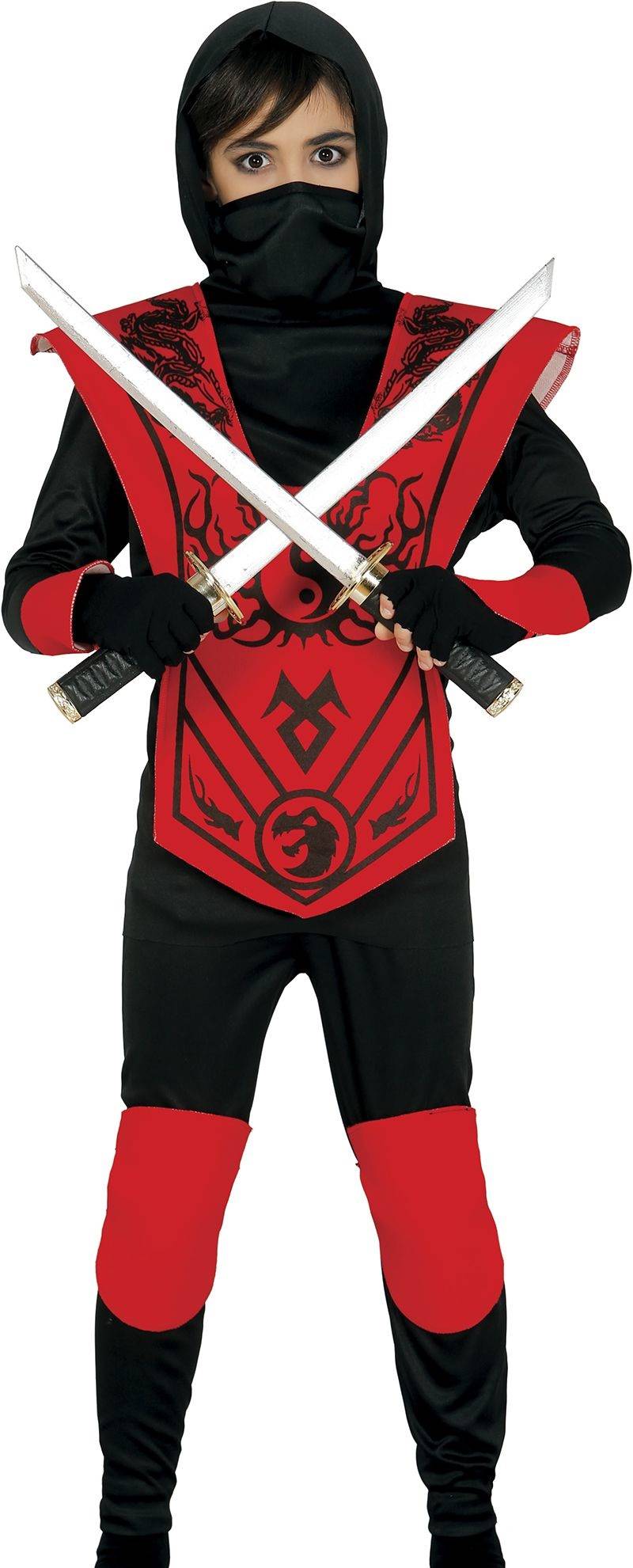 Ninja kostume 7-9 år
