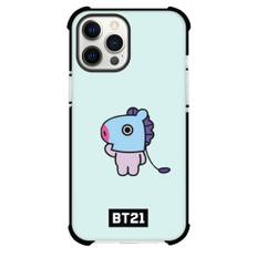 BT21 Mang Phone Case For iPhone Samsung Galaxy Pixel OnePlus Vivo Xiaomi Asus Sony Motorola Nokia - Mang Standing On Green Background