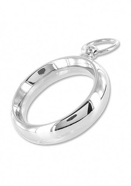 Slave4master Donut Cock Ring with O-Ring 45 mm, stainless steel cock ring