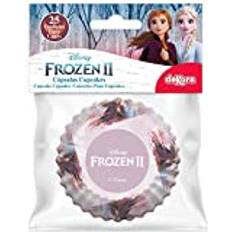 Dekora - Frozen II bakformar set – muffin och cupcake-formar papper – 25 stycken