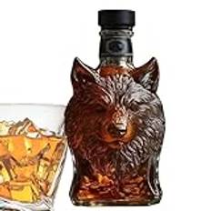 shuhauk Whisky sprit karaff | glas vinflaska djurstaty karaff – spritflaska heminredning, vinbehållare för alkohol Bourbon Vodka brandyförvaring