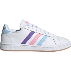 adidas - Grand Court Cloudfoam Lifestyle Court Comfort Pride sko - Dame  - 49 1/3  - Hvid