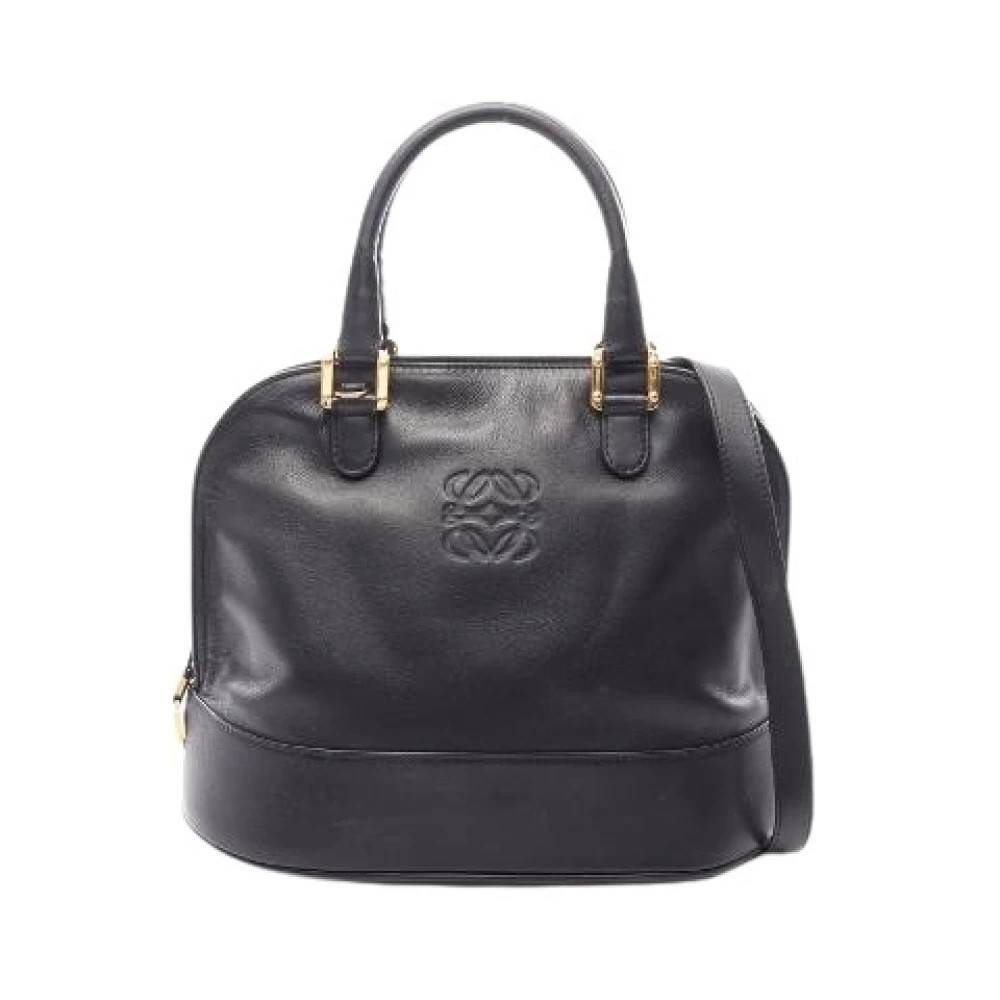 Loewe Pre-owned - Pre-owned Anagram Läder 2way Handväska Vintage - Dam - ONE Size - Läder