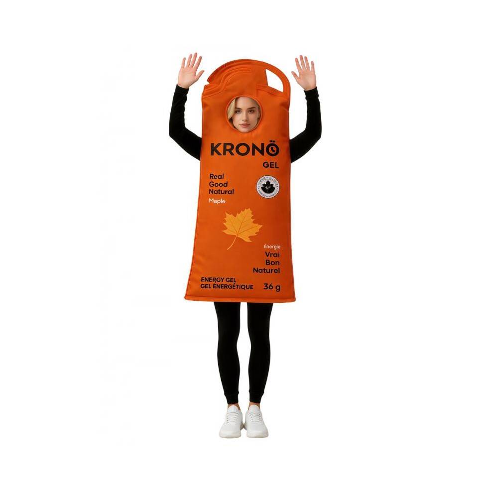 (yellow, One Size for Adults) Halloween Energy Gel Bar Costume, Snack Wrapper Cosplay Jumpsuit, Funny Party Prop Outfit for Adults Kids