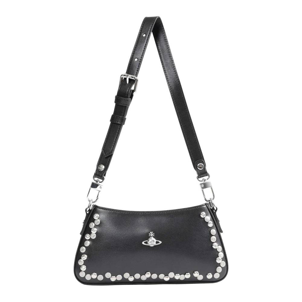 Vivienne Westwood Tasha Skuldertaske til telefon - Tasker - Dame - Sort - ONE SIZE - Uld