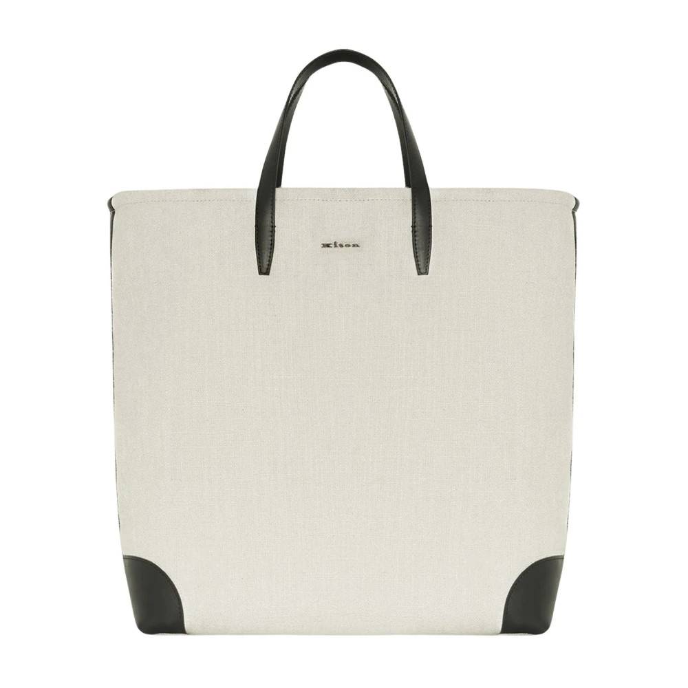Kiton Silvi Bag Cotton - Tasker - Dame - Beige - ONE SIZE - Bomuld