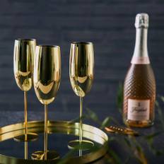 Champagneglas Guld Rustfri Stål