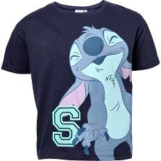 Stitch T-shirt str. 104 - blå (På lager i et varehus)