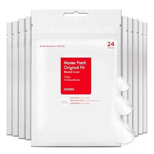 COSRX Master Patch Original Fit 240 Stück - 10 Packungen, Anti Pickel , gegen Unreinheiten, Acne Pimple , Intensive Behandlung, Hydrokolloid Pflaster gesicht, 3 Größen