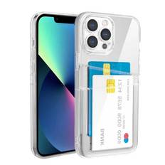 iPhone 15 Pro Stöttåligt Skal med Kortfack V2