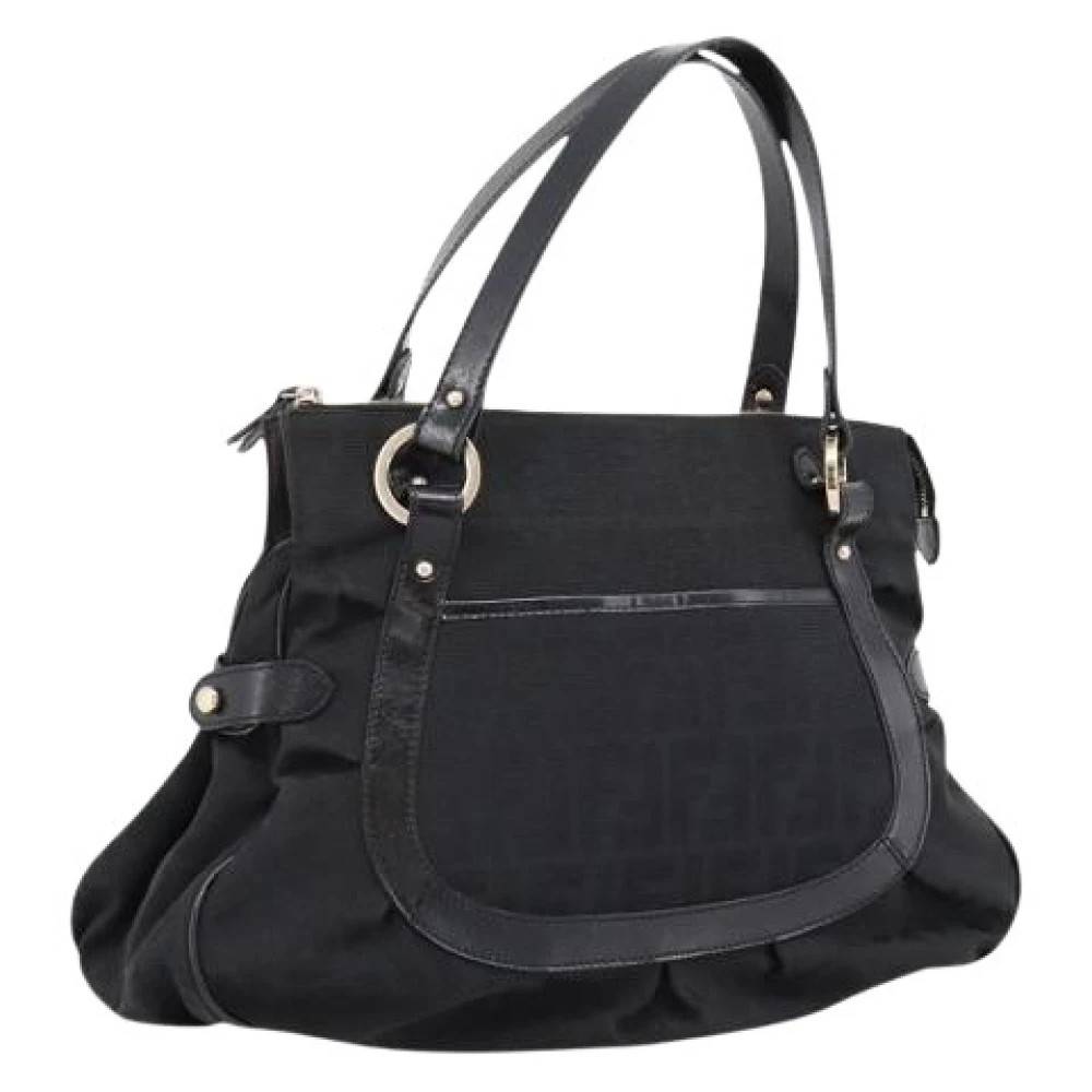 Fendi Vintage Pre-owned Canvas fendi-tasker - Vintage - Dame - Sort - ONE SIZE -