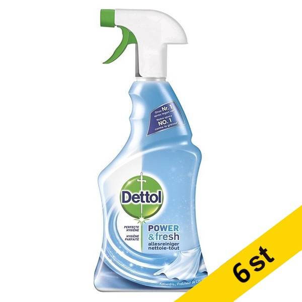 Allrengöringsspray 500ml | Dettol Power & Fresh Cotton Fresh | 6st
