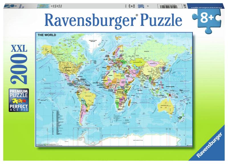 Ravensburger pussel - Map Of The World 200 bitar Default Title